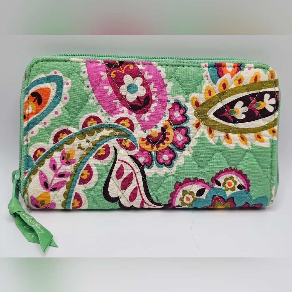 Vibrant Floral Quilted Women's Wallet